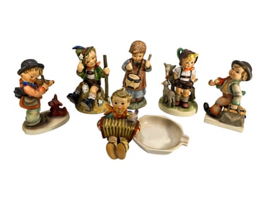 Hummel Goebel German Porcelain Figurines 6pc LOT