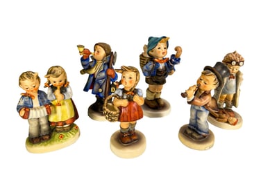 Hummel Goebel German Porcelain Figurines 6pc LOT