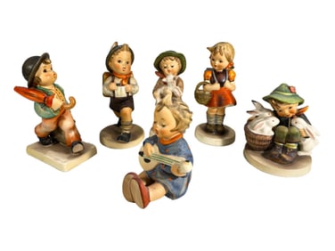 Hummel Goebel Germany Porcelain Figurine 6pc LOT