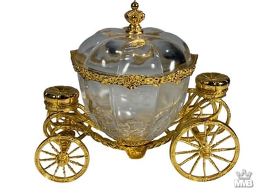 Franklin Mint Cinderella Crystal Carriage Model