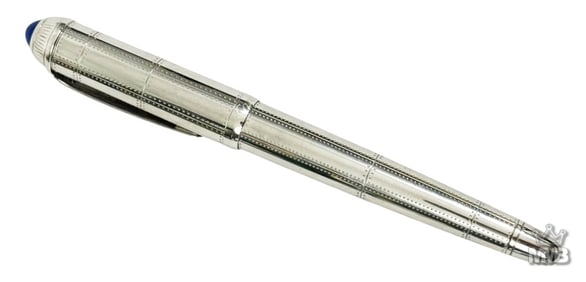 Cartier R de Cartier Embossed Metal Ballpoint Pen
