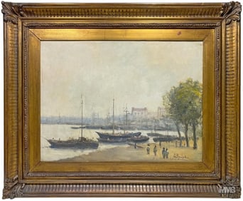 Auguste Boulard French Oil Painting on Canvas