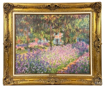 The Artists Garden at Giverny after Claude Monet