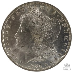 1884-O Morgan Silver Dollar Coin