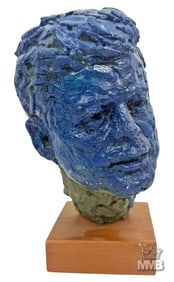 John F. Kennedy Bust Sculpture after Robert Berks