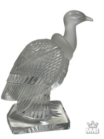 Lalique French Frosted Crystal Condor Figurine