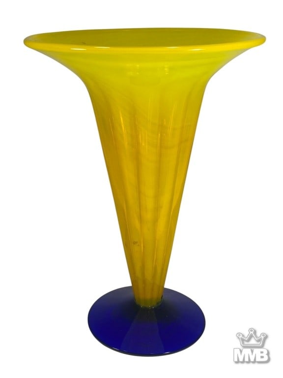 Blenko Handcrafted American Art Glass Vase (1 of 6)
