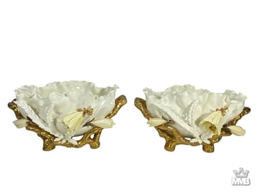Pair of Moore American Porcelain Bowls STAMPED