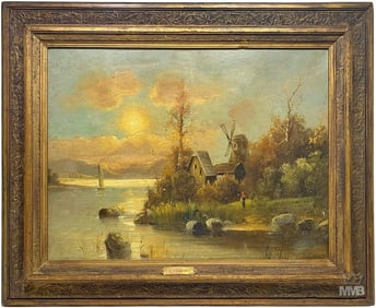 20th C. Oil Painting on Canvas after A. Volpini