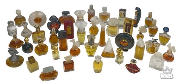 Assorted Miniature Perfume Bottles 43pc LOT
