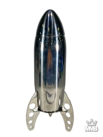 Contemporary Viski Chrome Rocket Cocktail Shaker