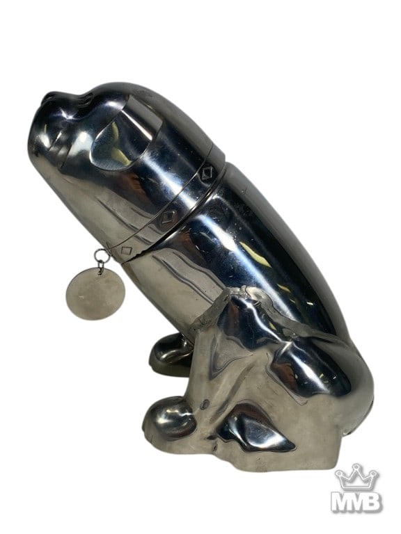 Modern Stainless Steel Bulldog Cocktail Shaker (1 of 8)