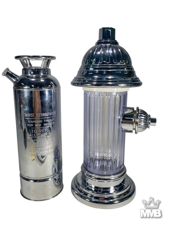 Hydrant & Extinguisher Music Box Dispenser 2pc LOT (1 of 8)