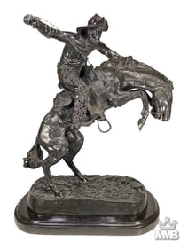 Bronco Buster Bronze Sculpure after F. Remington