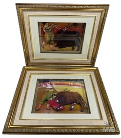 3D Collage Prints after Fernando Botero 2pc LOT