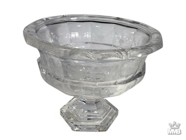 Tiffany & Co. Biedermeier Pattern Cut Crystal Bowl