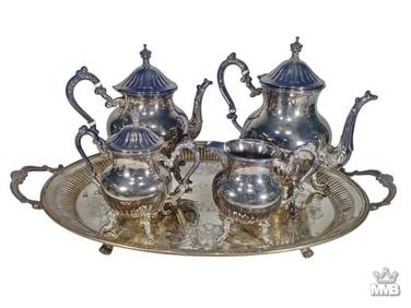 Kent Silver Smiths Silver Plated Tea/Coffee 5pcs