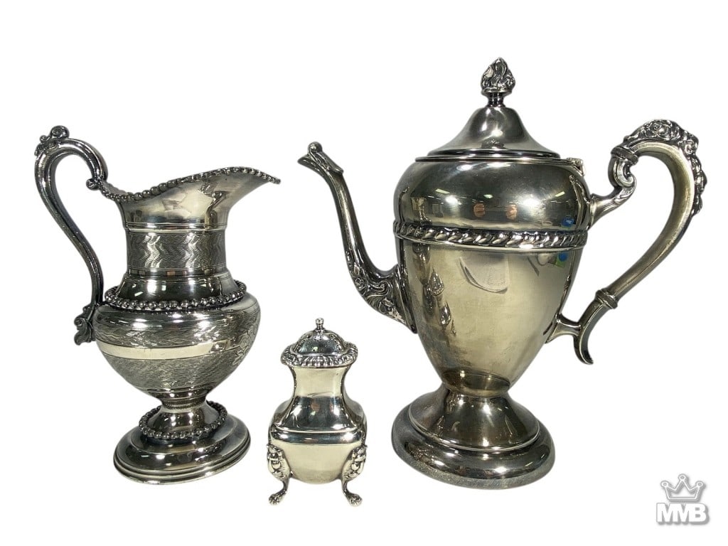 Meriden & Others English Silverplate Svc 3pc LOT (1 of 7)
