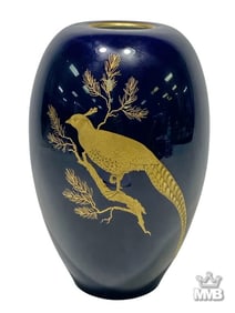 Rosenthal Cobalt Blue German Porcelain Vase