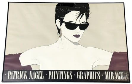 Patrick Nagel Vintage 1983 Mirage Editions Poster