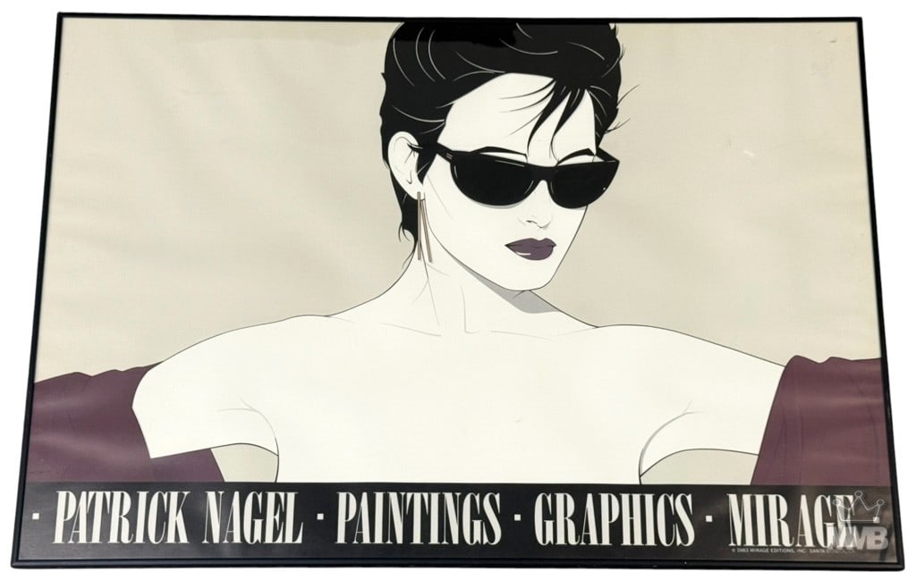 Patrick Nagel Vintage 1983 Mirage Editions Poster (1 of 5)