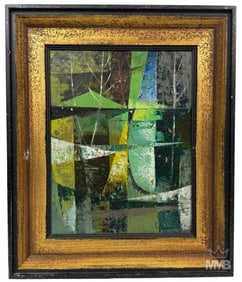 Shirokichi Kawaguchi Japanese Abstract Oil Canvas