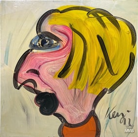 Peter Robert Keil 1991 Oil Painting on Masonite