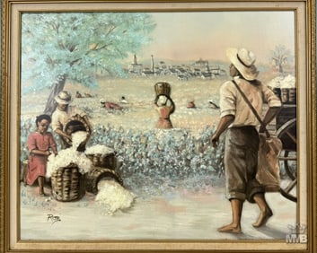 Giclee on Canvas of African American Sharecroppers
