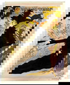 Le Divan Japonais Painting after Toulouse-Lautrec