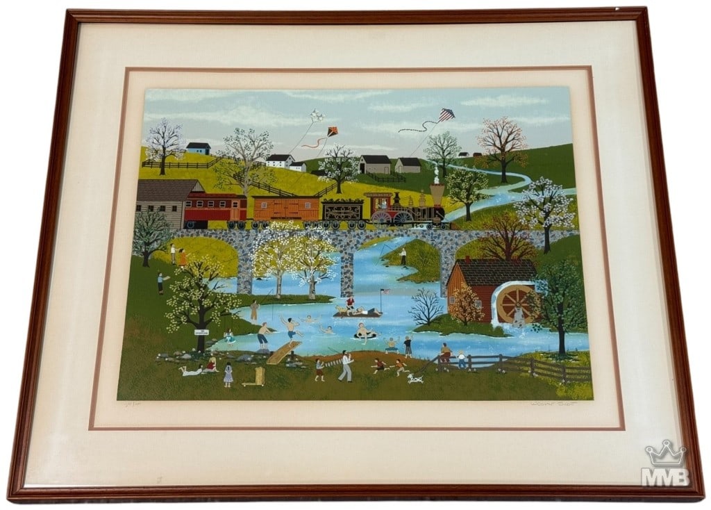 Jane W. Scott A Perfect Summer Day Color Serigraph (1 of 10)