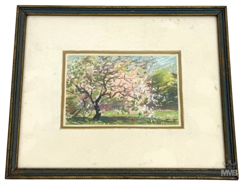 Wayne Morrell (1923-2013) Landscape Pastel Drawing (1 of 8)