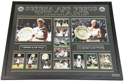 Serena & Venus Williams Tennis Photo Print Collage