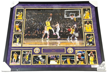 LeBron James Scoring Record Photo Print Collage