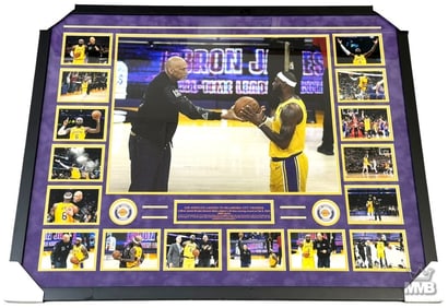 LeBron James Scoring Record Photo Print Collage