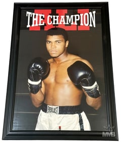 Muhammad Ali 'The Champion' Framed Poster 35.75"