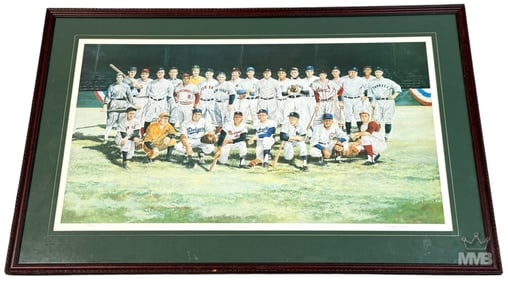 Timothy Houle 'Hall of Famers' Color Lithograph