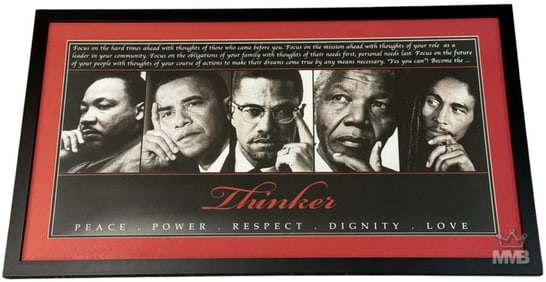 African American 'Thinkers' Inspirational Print