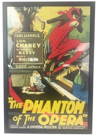 Phantom of the Opera Framed Reproduction Poster