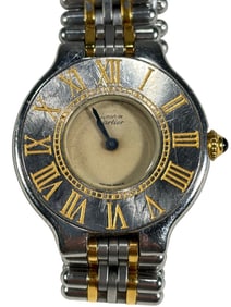 Must de Cartier 21 Stainless Steel Ladies Watch