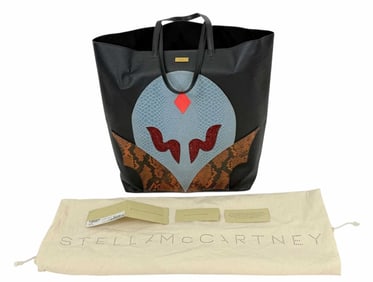 Stella McCartney Oversized Snake-Print Tote Bag