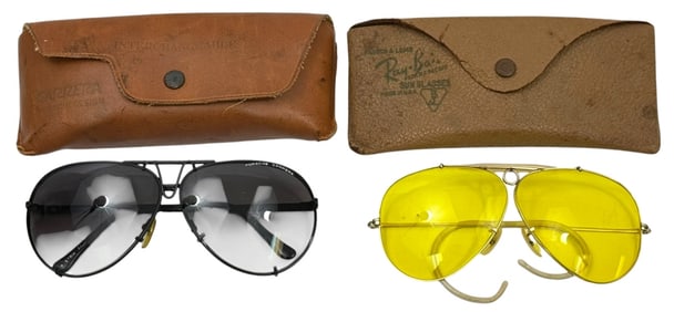 Vintage Ray-Ban & Porsche Carrera Sunglasses 2pcs