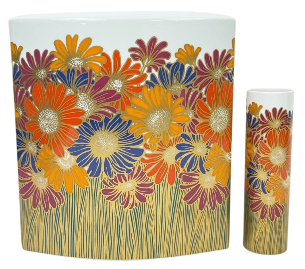 Rosenthal Studio-Line Porcelain Vases 2pc LOT (1 of 11)