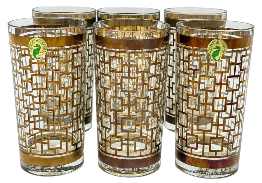Waterford Crystal Mad Men Highball Glasses 6pc SET (1 of 6)