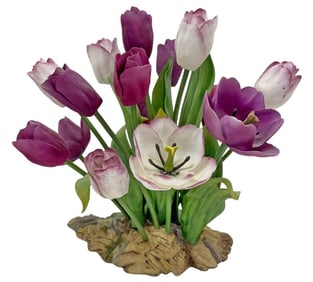 Boehm Porcelain Purple Passion Tulips L/E 15/200