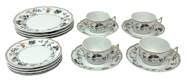 R. Renaud & Cie Limoges Porcelain Dinnerware 16pcs
