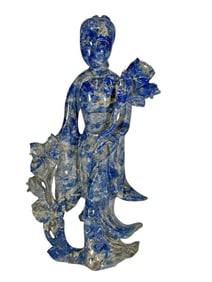 Chinese Hand Carved Lapis Lazuli Figurine