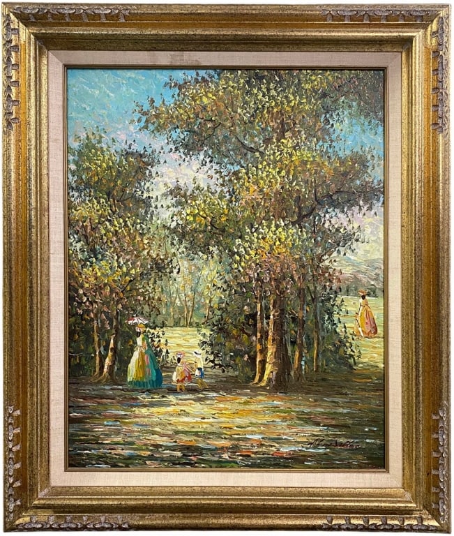 Alan Walters Oil Painting on Canvas SIGNED (1 of 4)