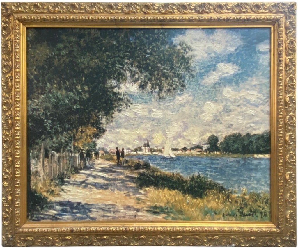 Embellished Print on Canvas after Claude Monet (1 of 5)