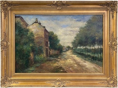 Paul Benton Large Landscape Oil on Canvas SIGNED