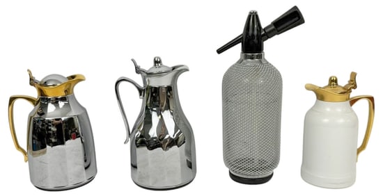 Vintage Estate Beverage Service Pieces 4pc LOT